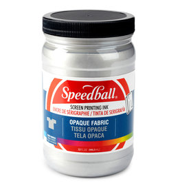 SPEEDBALL ART PRODUCTS Speedball Fabric Screen Printing Ink, Opaque Silver, 32oz