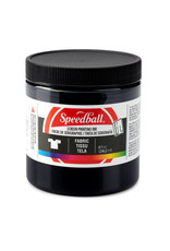 SPEEDBALL ART PRODUCTS Speedball Fabric Screen Printing Ink, Black, 8oz