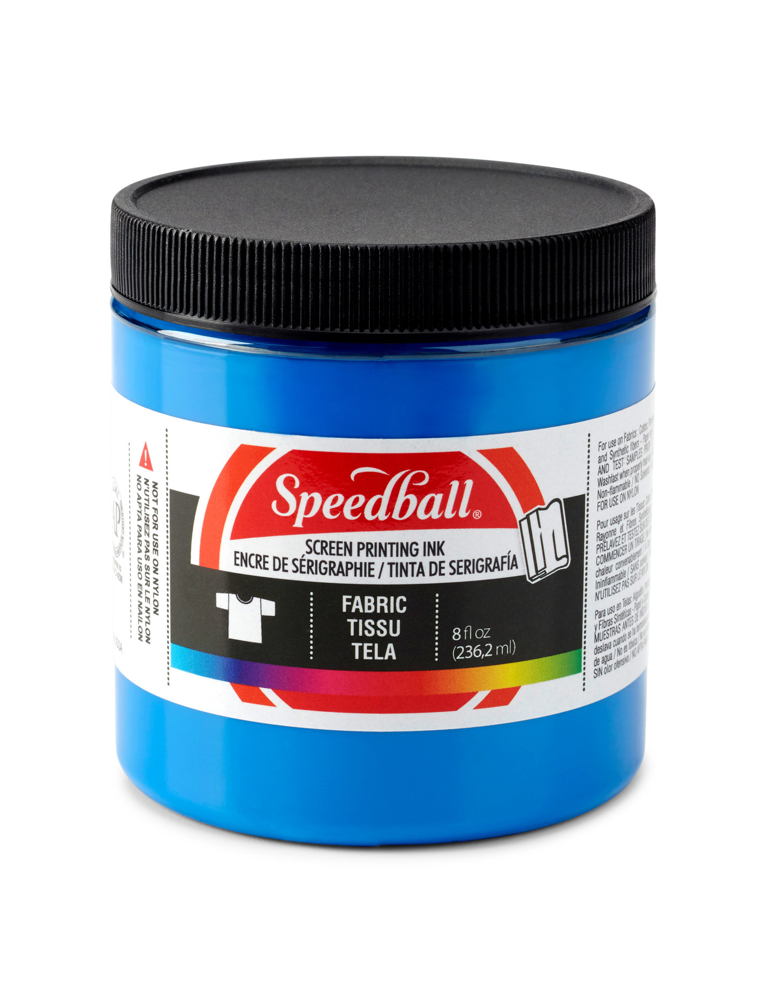 SPEEDBALL ART PRODUCTS Speedball Fabric Screen Printing Ink, Blue, 8oz