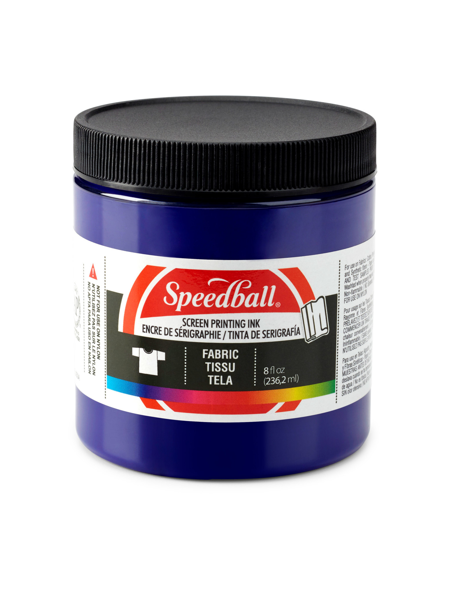 SPEEDBALL ART PRODUCTS Speedball Fabric Screen Printing Ink, Violet, 8oz