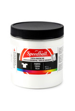 SPEEDBALL ART PRODUCTS Speedball Fabric Screen Printing Ink, White, 8oz