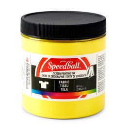 SPEEDBALL ART PRODUCTS Speedball Fabric Screen Printing Ink, Yellow, 8oz