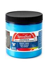 SPEEDBALL ART PRODUCTS Speedball Fabric Screen Printing Ink, Opaque Blue Topaz, 8oz