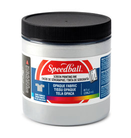 SPEEDBALL ART PRODUCTS Speedball Fabric Screen Printing Ink, Opaque Silver, 8oz