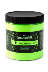 SPEEDBALL ART PRODUCTS Speedball Fabric Screen Printing Ink, Fluorescent Lime Green, 8oz