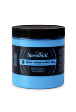 SPEEDBALL ART PRODUCTS Speedball Acrylic Screen Printing Ink, Fluorescent Blue, 8oz
