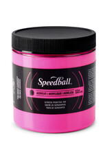 SPEEDBALL ART PRODUCTS Speedball Acrylic Screen Printing Ink, Fluorescent Magenta, 8oz