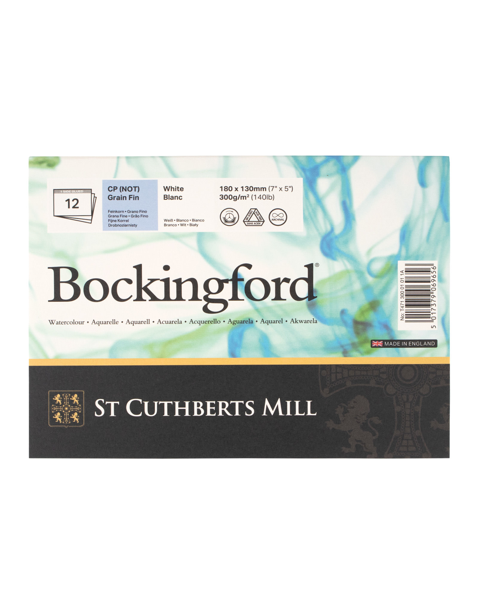 St.Cuthberts Bockingford Cold-Press Block, 5” x 7”