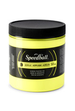 SPEEDBALL ART PRODUCTS Speedball Acrylic Screen Printing Ink, Fluorescent Yellow, 8oz