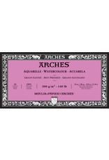 Arches Arches Watercolour Block, Hot Pressed, 5.9'' x 11.8'' 140lb