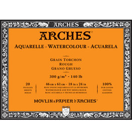 Arches Arches Watercolour Block, Rough, 18'' x 24'' 140lb