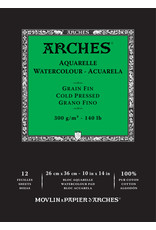 Arches Arches Watercolour Pad, Cold Pressed, 10" x 14" 140lb
