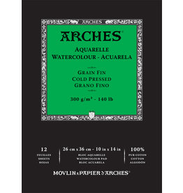 Arches Arches Watercolour Pad, Cold Pressed, 10" x 14" 140lb