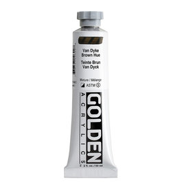 Golden Golden Heavy Body Acrylic Paint, Van Dyke Brown Hue, 2oz