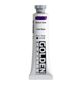 Golden Golden Heavy Body Acrylic Paint, Medium Violet, 2oz