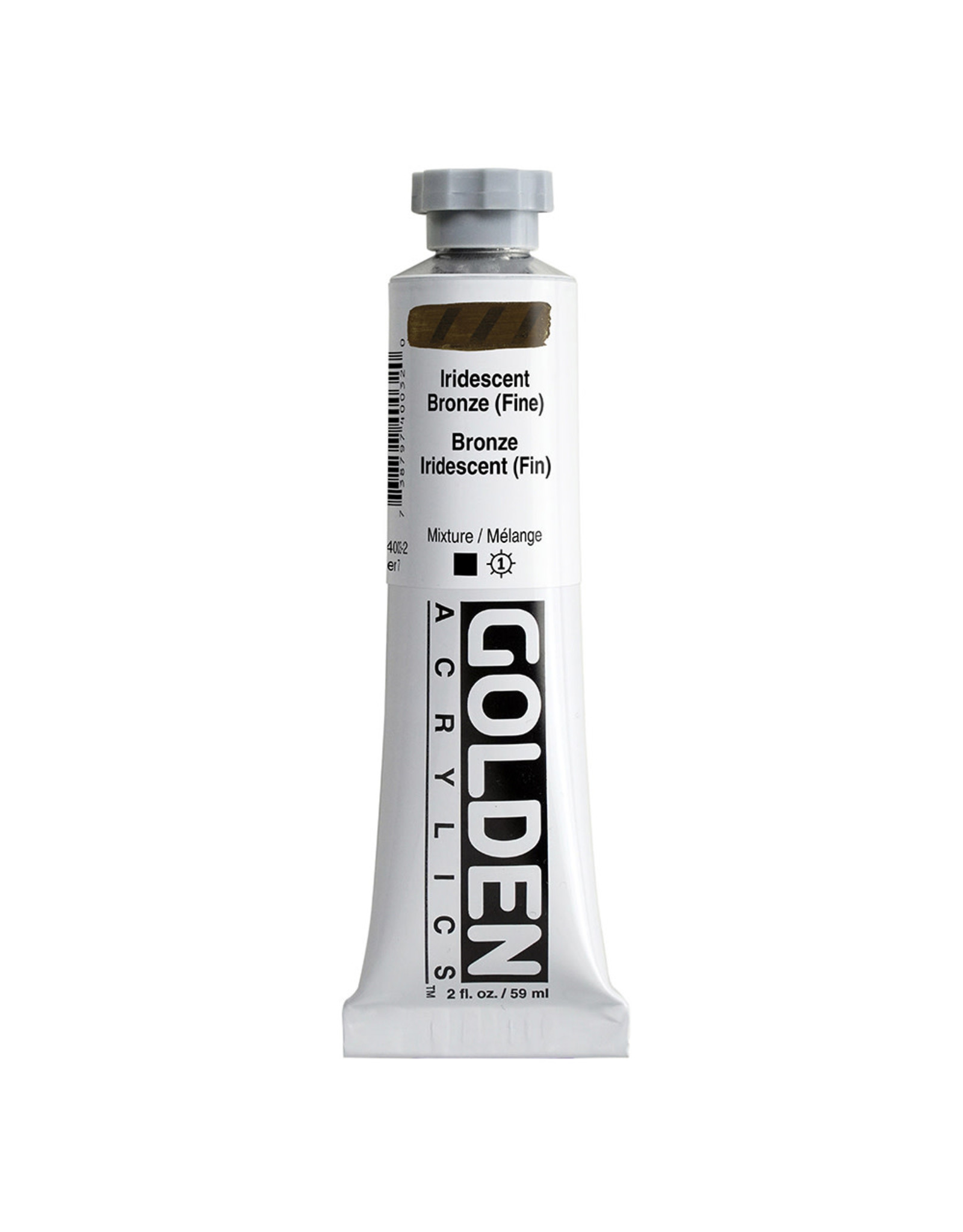 Golden Golden Heavy Body Acrylic Paint, Iridescent Bronze (Fine), 2oz