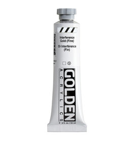 Golden Golden Heavy Body Acrylic Paint, Interference Gold (fine), 2oz