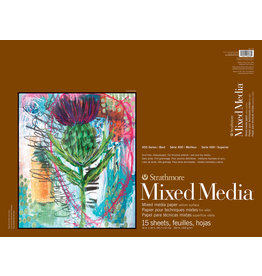 Strathmore Strathmore 400 Mixed Media Pad, 15 Sheets, 18" x 24"
