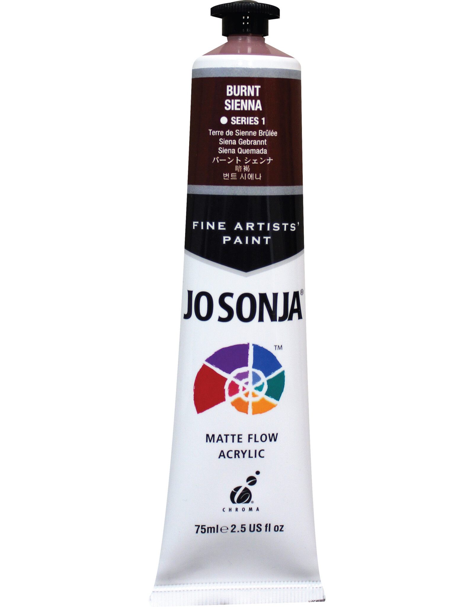 Jo Sonja Jo Sonja Acrylic Paint, Burnt Sienna 2.5oz