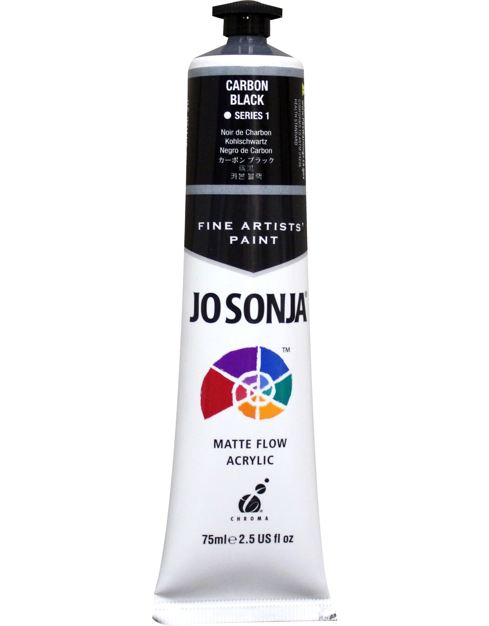 Jo Sonja Jo Sonja Acrylic Paint, Carbon Black 2.5oz