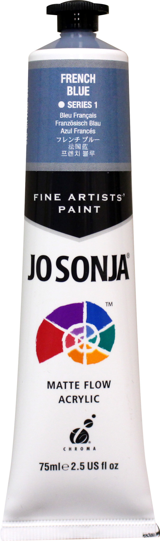 Jo Sonja French Blue 2.5oz Acrylic Gouache The Art Art Supply