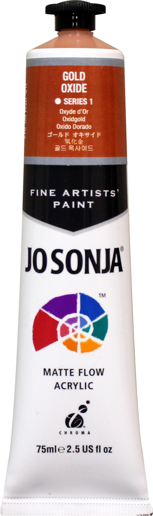 Jo Sonja Gold Oxide 2.5oz Acrylic Gouache The Art