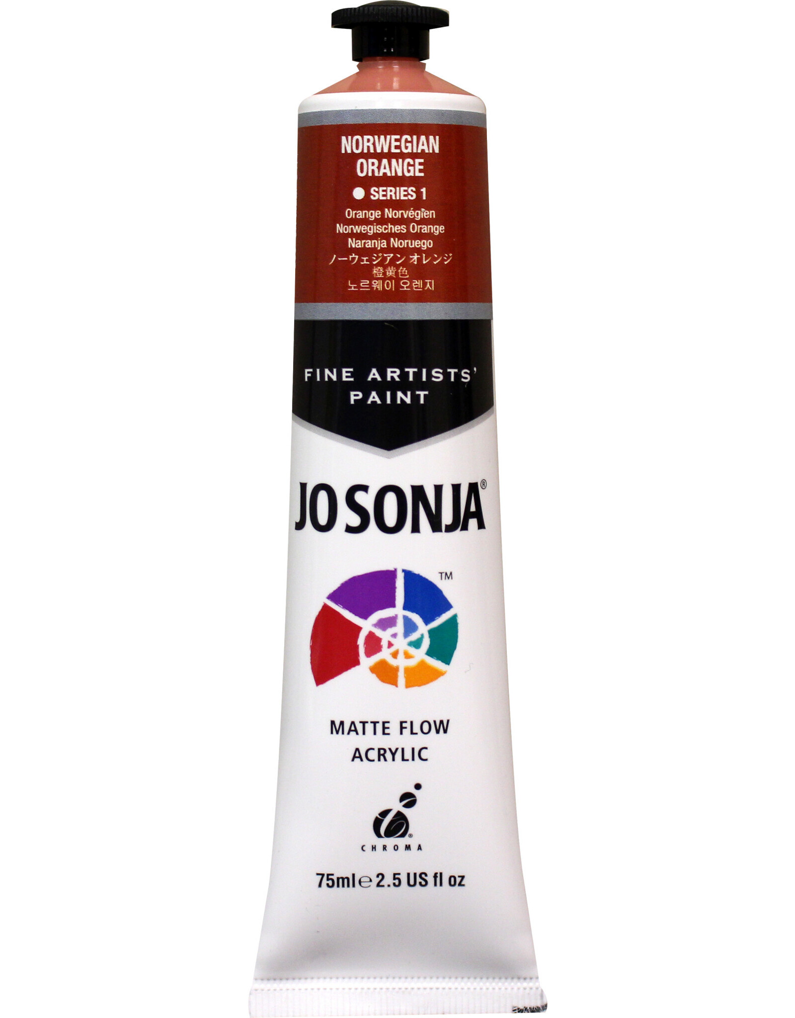 Jo Sonja Jo Sonja Acrylic Paint, Norwegian Orange 2.5oz