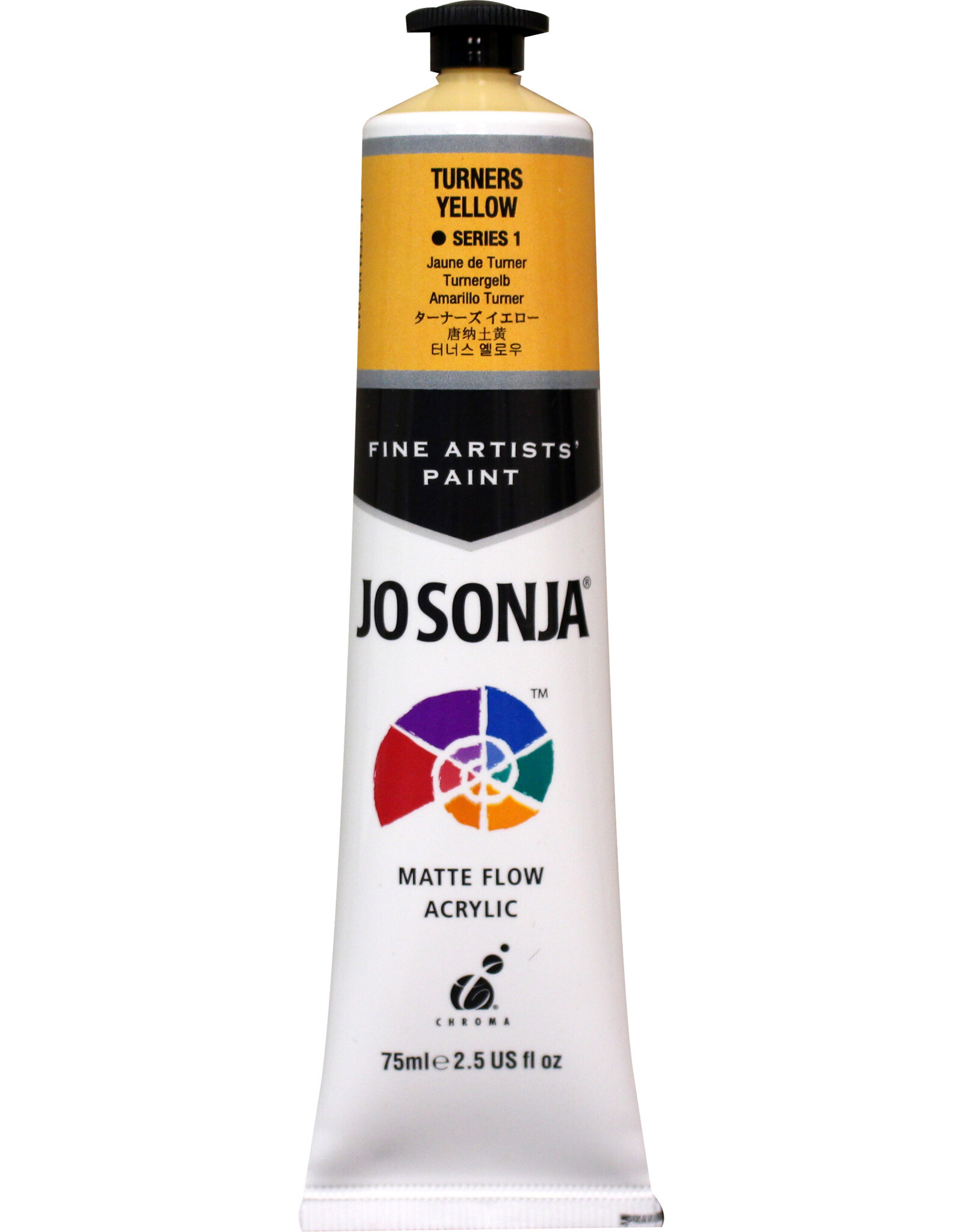 Jo Sonja Jo Sonja Acrylic Paint, Turners Yellow 2.5oz