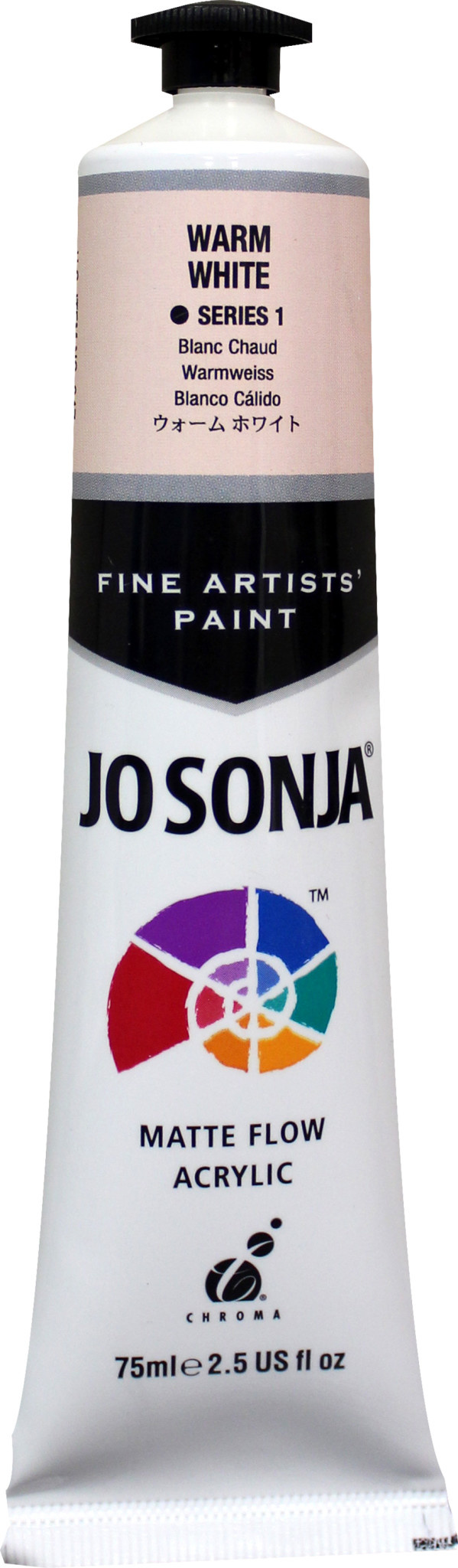 Jo Sonja Warm White 2.5oz Acrylic Gouache The Art