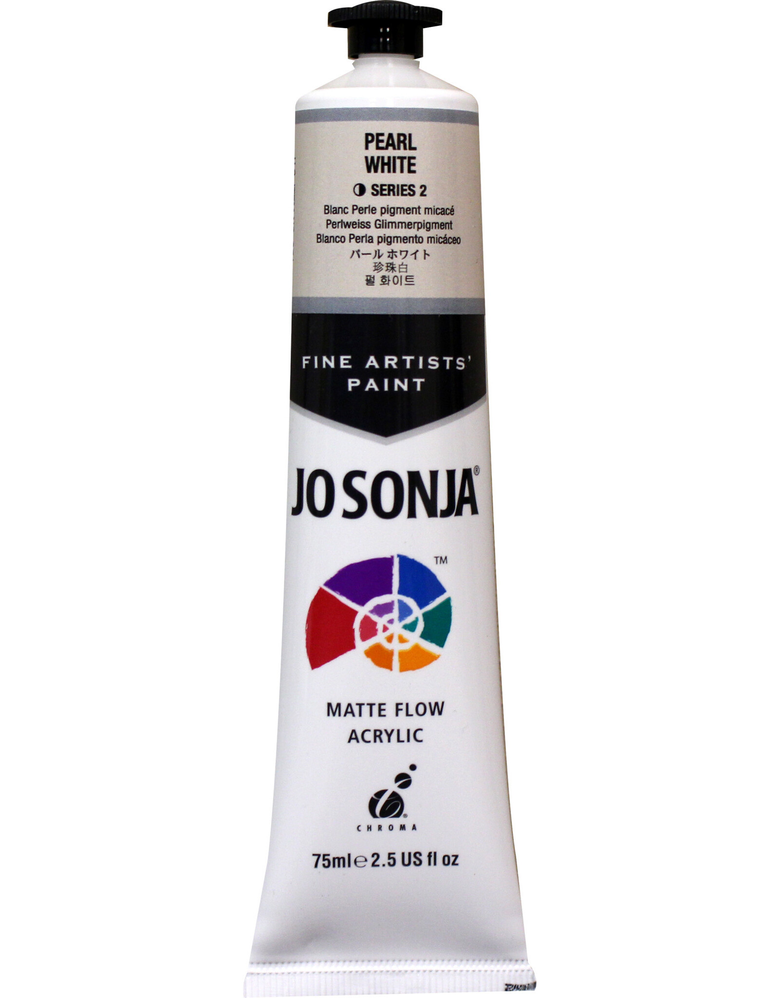 Jo Sonja Jo Sonja Acrylic Paint, Pearl White Metallic 2.5oz