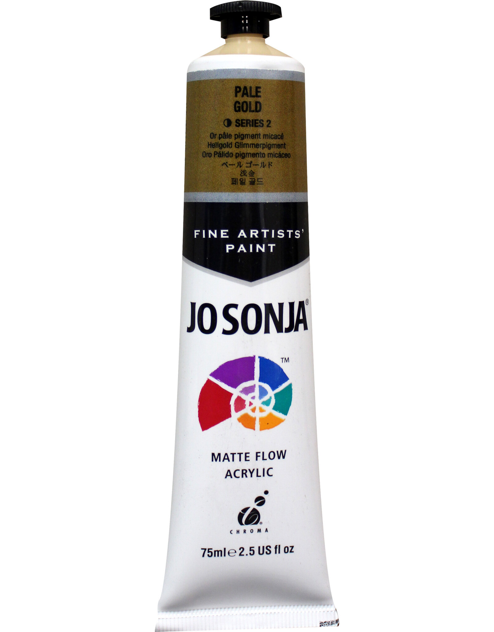 Jo Sonja Jo Sonja Acrylic Paint, Pale Gold Metallic 2.5oz