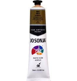 Jo Sonja Jo Sonja Acrylic Paint, Rich Gold Metallic 2.5oz