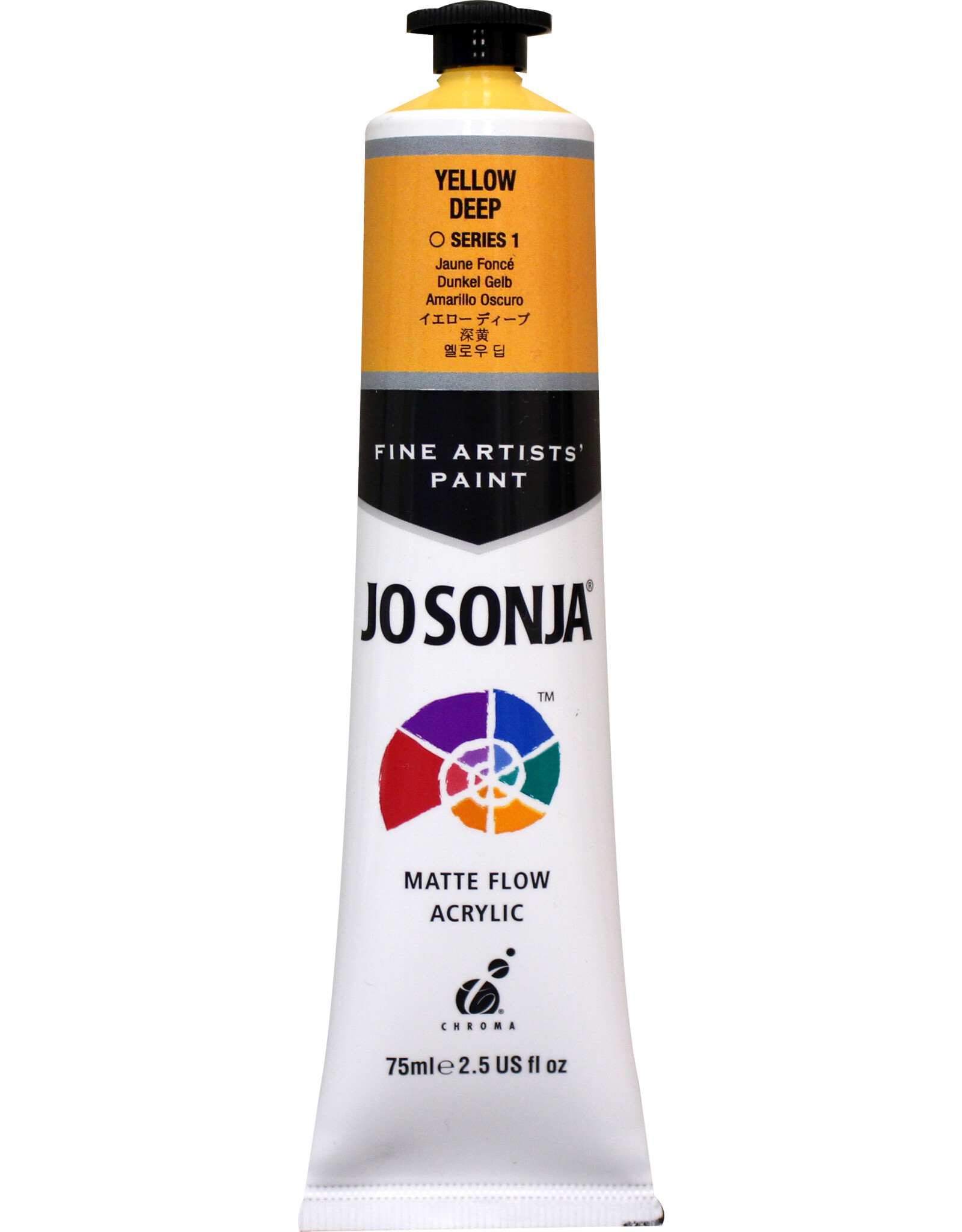 Jo Sonja Jo Sonja Acrylic Paint, Yellow Deep 2.5oz