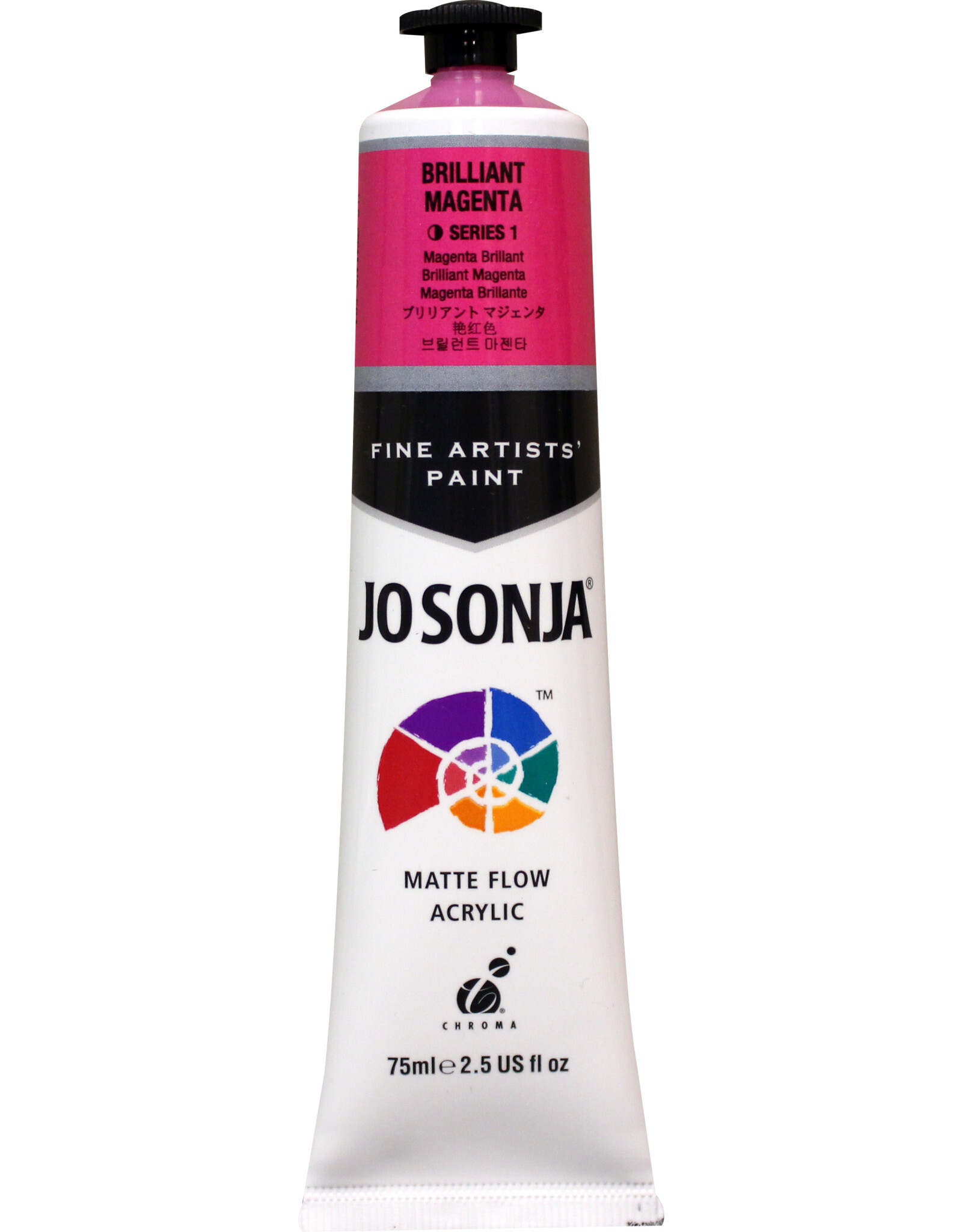 Jo Sonja Jo Sonja Acrylic Paint, Brilliant Magenta 2.5oz