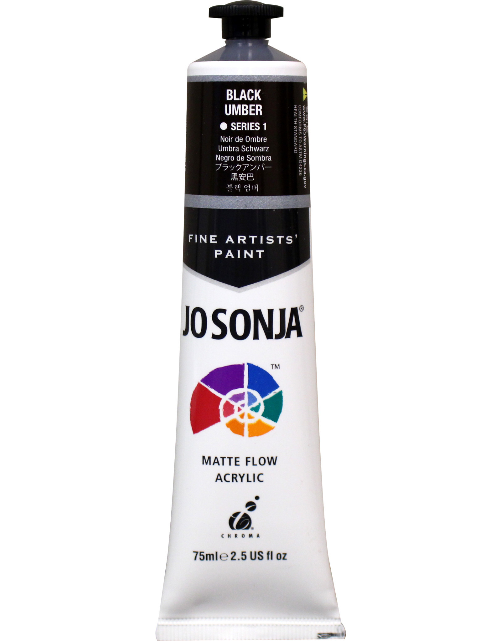 Jo Sonja Jo Sonja Acrylic Paint, Black Umber 2.5oz