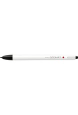 Zebra ClickArt Retractable Marker Pen, Black (F)