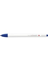 Zebra ClickArt Retractable Marker Pen, Blue (F)