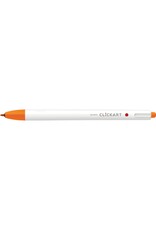 Zebra ClickArt Retractable Marker Pen, Orange (F)