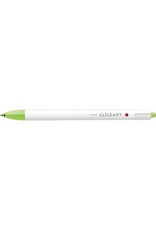 Zebra ClickArt Retractable Marker Pen, Light Green (F)