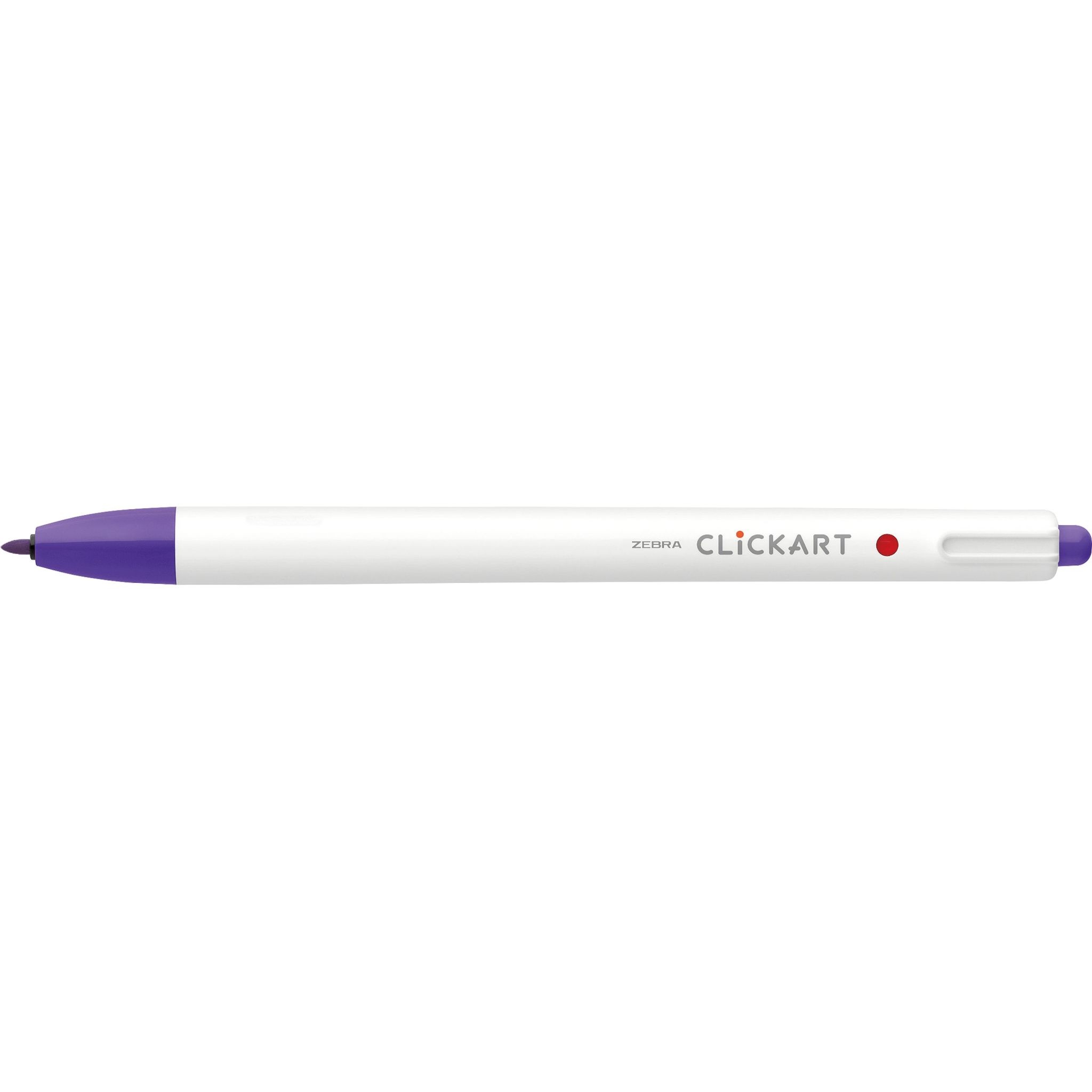  Zebra Pen ClickArt Retractable Marker Pen, Fine Point