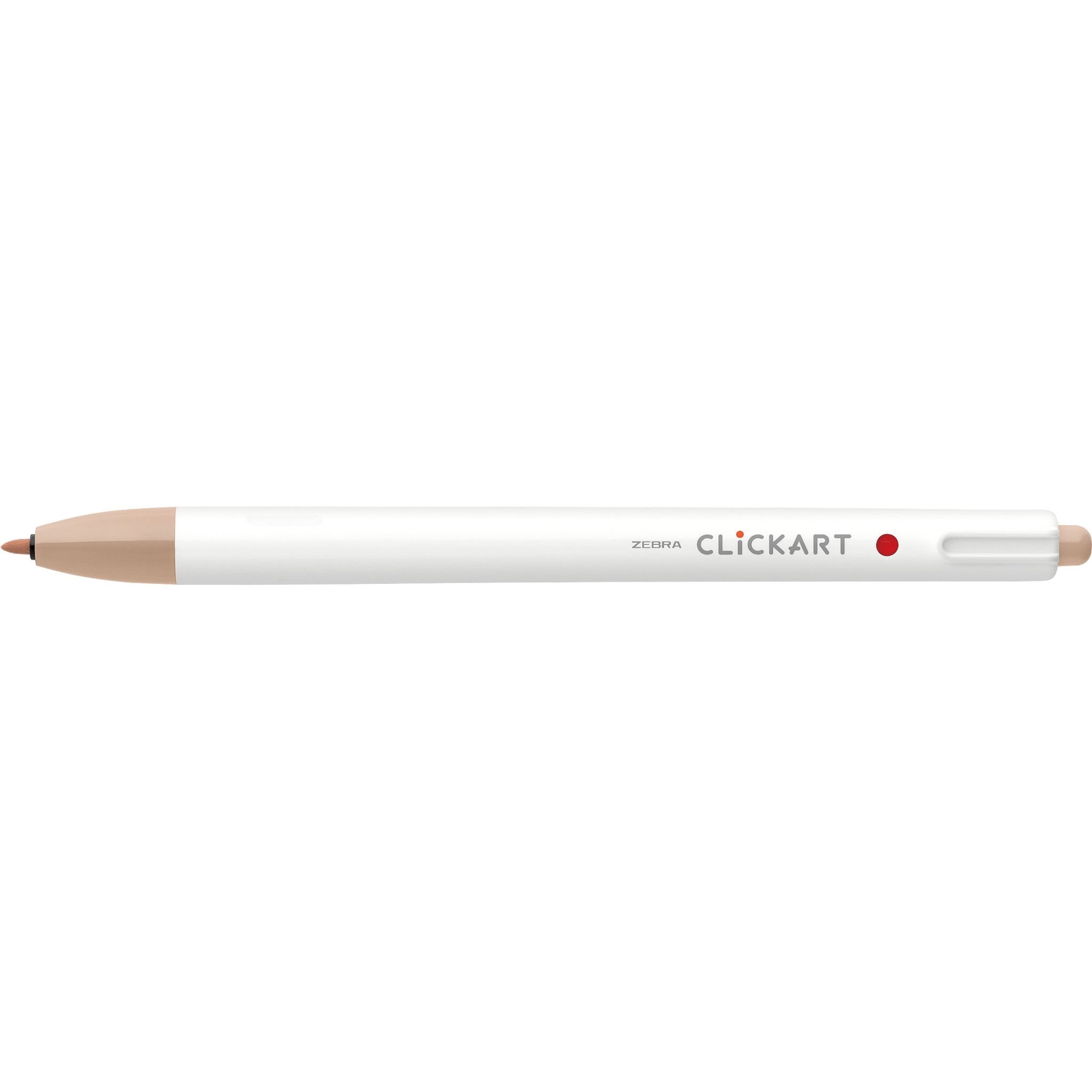 ClickArt Retractable Marker Pen 0.6mm Cocoa Brown - The Art  Store/Commercial Art Supply