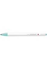 Zebra ClickArt Retractable Marker Pen, Aqua Blue (F)