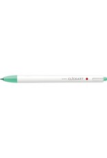 Zebra ClickArt Retractable Marker Pen, Mint Green (F)
