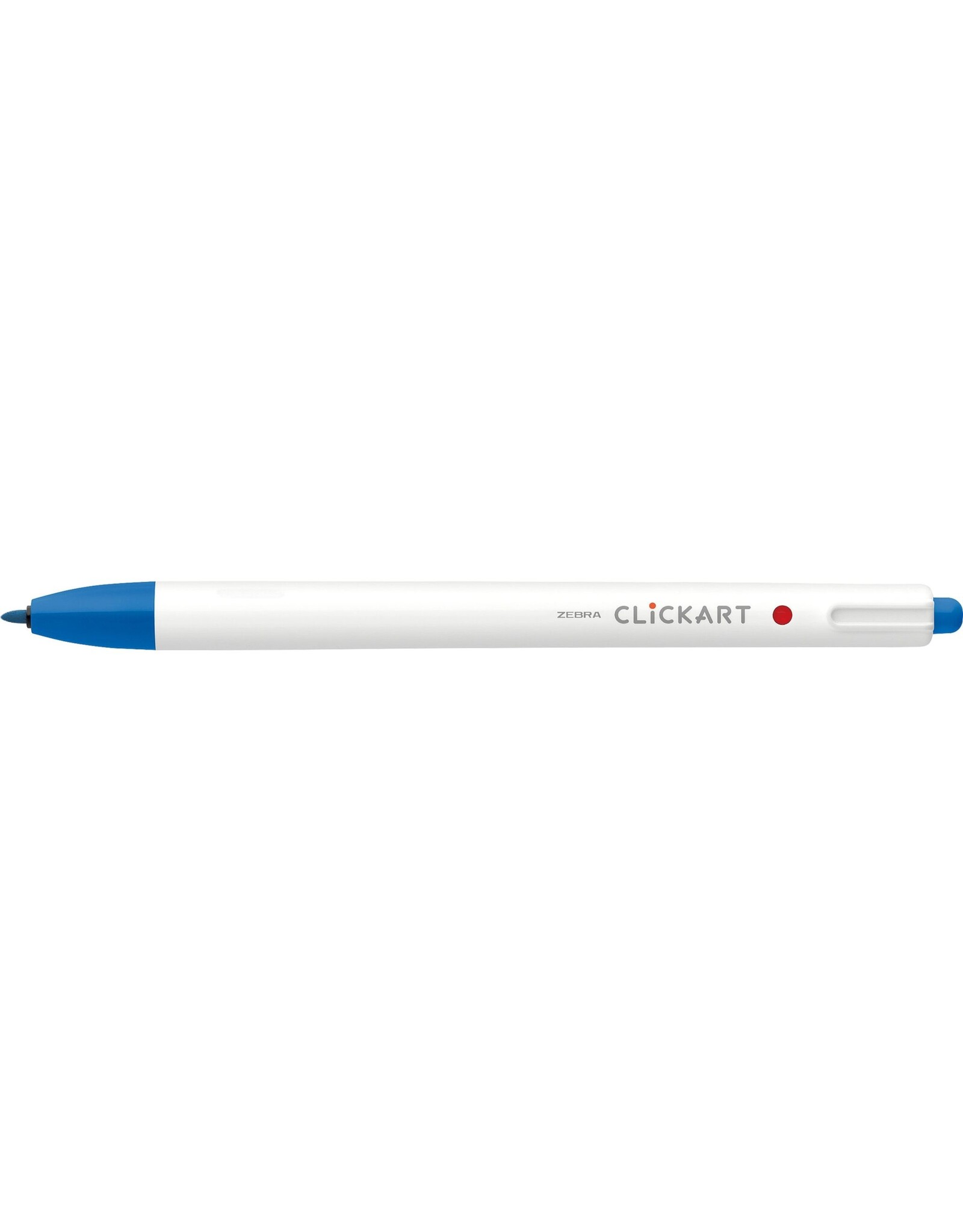 Zebra ClickArt Retractable Marker Pen, Pale Blue (F)