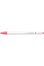 Zebra ClickArt Retractable Marker Pen, Salmon Pink (F)