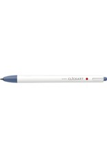 Zebra ClickArt Retractable Marker Pen, Blue Gray (F)