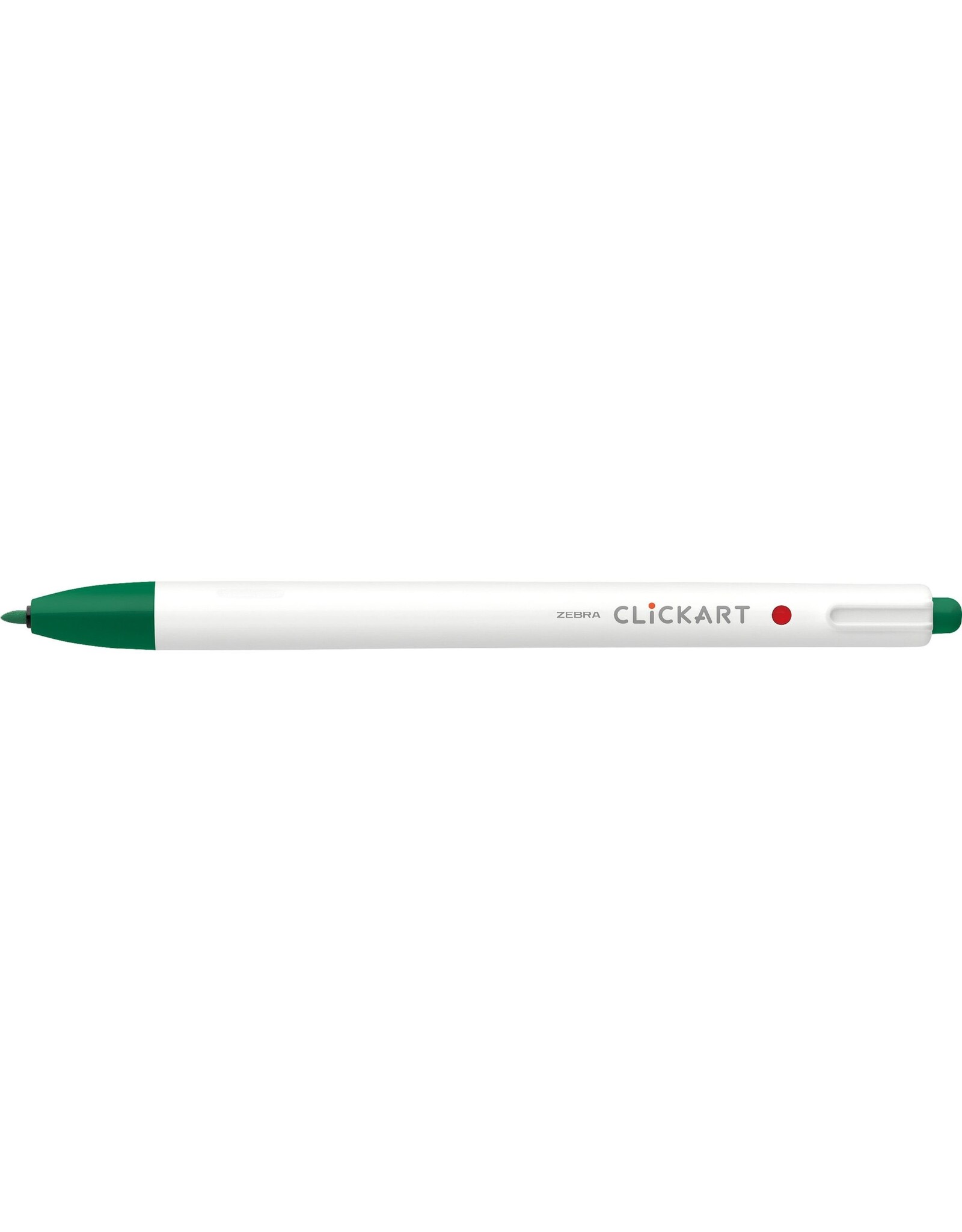 Zebra ClickArt Retractable Marker Pen, Viridian (F)