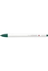 Zebra ClickArt Retractable Marker Pen, Green Black (F)