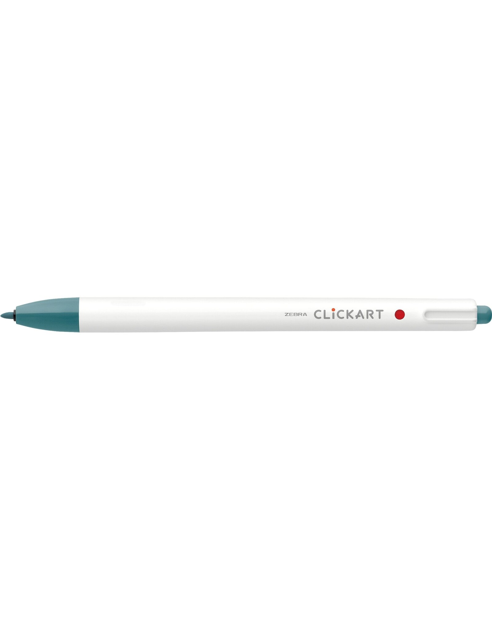 Zebra ClickArt Retractable Marker Pen, Turquoise Blue (F)