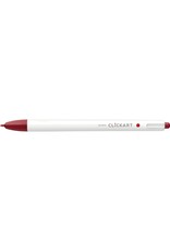 Zebra ClickArt Retractable Marker Pen, Red Black (F)